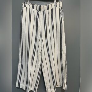 H&M striped cropped pant